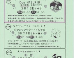 SALON de LIVE ♪ピアノ連弾によるコンサート♪Duo HASURIRI